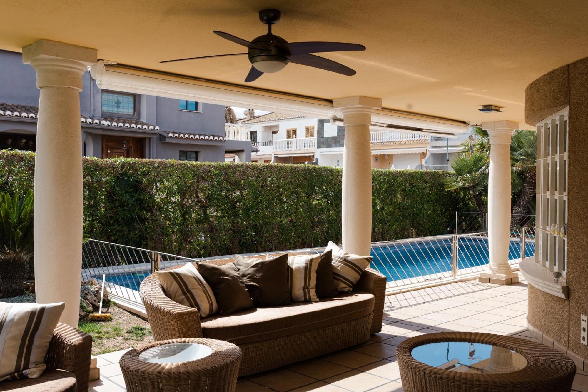 Experience Valencia Luxury Chalet Puig Val Con Piscina Bagian luar foto