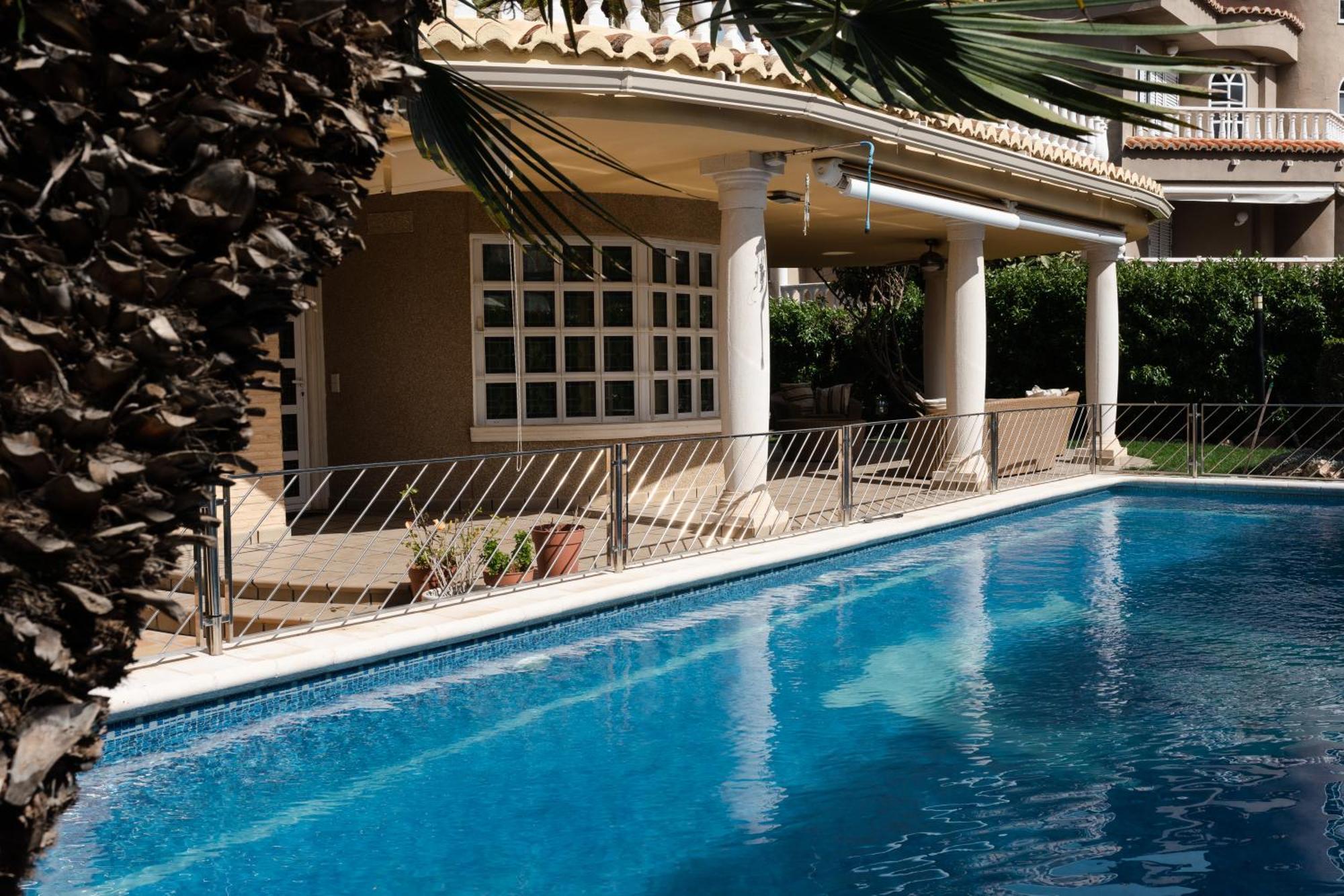 Experience Valencia Luxury Chalet Puig Val Con Piscina Bagian luar foto
